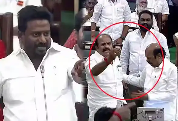 அமைச்சர் ராஜ்மோகன் சட்டசபையில் பேசுகிறார்
