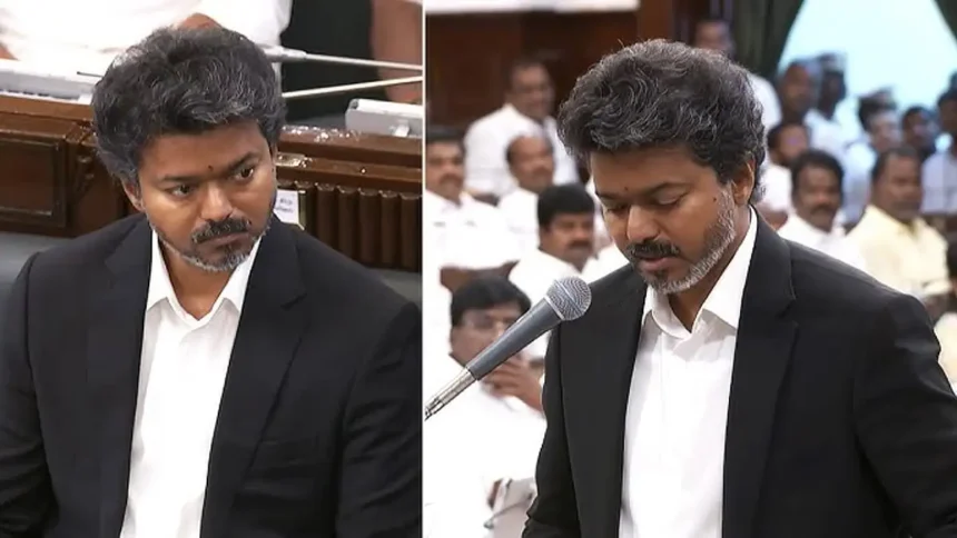 தமிழக முதல்வர் விஜய் சட்டமன்றத்தில் அறிவிப்பு வெளியிடுகிறார்