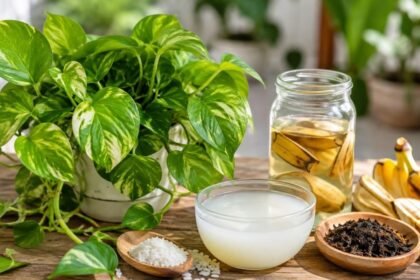 செழிப்பாக வளரும் மணி பிளான்ட் செடி