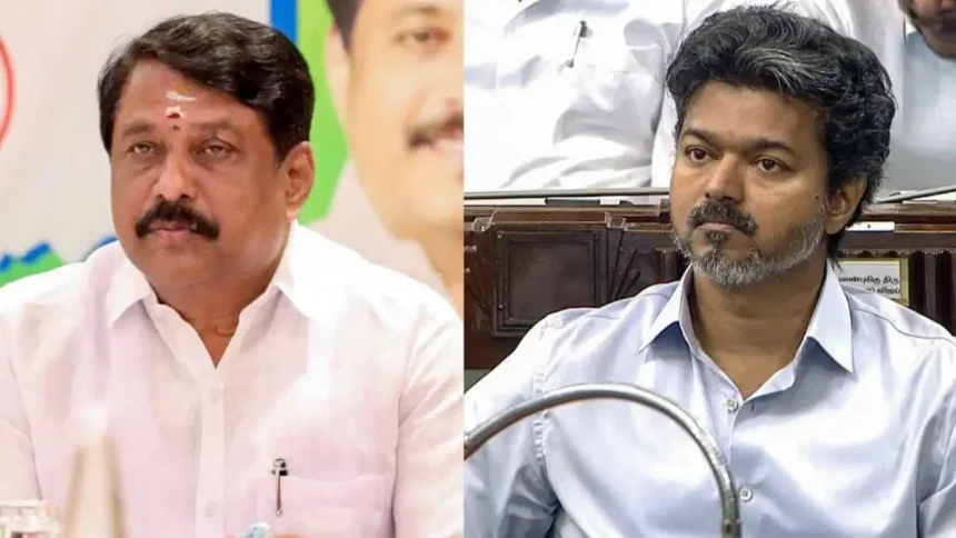 தமிழக பா.ஜ.க தலைவர் நயினார் நாகேந்திரன் பேட்டியளிக்கிறார்