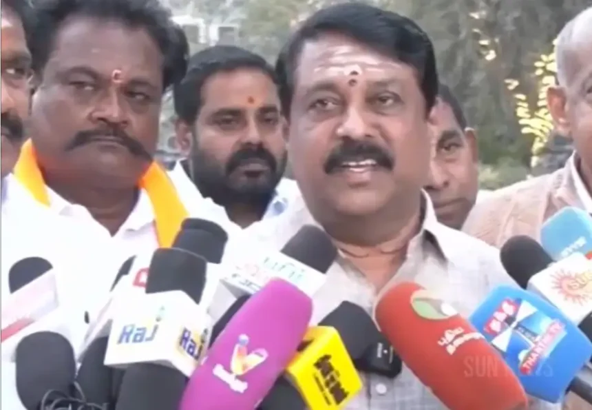 பாஜக மாநில தலைவர் நயினார் நாகேந்திரன்