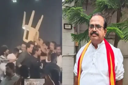 தமிழக வெற்றிக் கழகத்தின் மூத்த அரசியல் பேச்சாளர் நாஞ்சில் சம்பத்