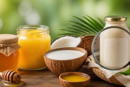 உணவுப் பொருட்களின் லேபிள்களைப் படிக்கும் நுகர்வோர்