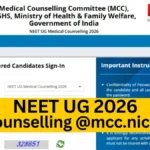 நீட் யுஜி 2026 மருத்துவப் படிப்புக்கான கலந்தாய்வு தொடக்கம் குறித்த அறிவிப்பு