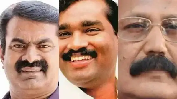 தமிழக அரசியல் கட்சிகளின் தலைவர்கள் ஒன்றிணைந்திருக்கும் காட்சி
