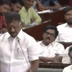 சட்டப்பேரவையில் பேசும் முன்னாள் முதலமைச்சர் ஓ.பன்னீர்செல்வம்