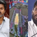 பாஜக தலைவர் கே. அண்ணாமலை செய்தியாளர் சந்திப்பில் பேசுகிறார்