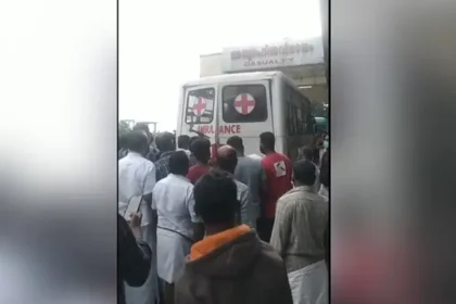 பெரம்பலூர் தேர் விபத்து நடந்த பகுதி