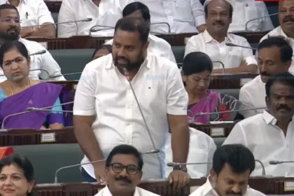 பாமக எம்.எல்.ஏ கணேஷ்குமார் சட்டமன்றத்தில்