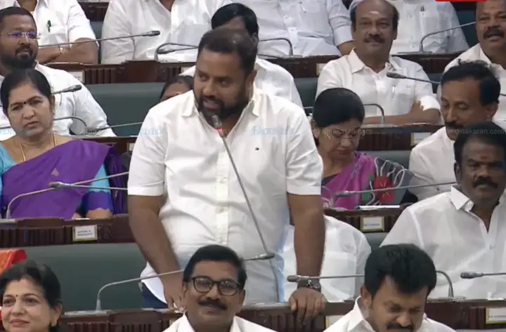 பாமக எம்.எல்.ஏ கணேஷ்குமார் சட்டமன்றத்தில்