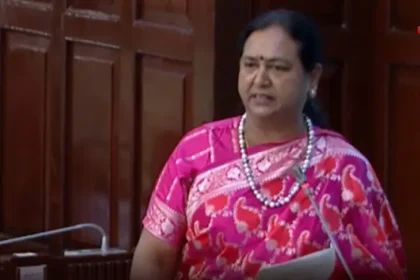 தேமுதிக எம்.எல்.ஏ பிரேமலதா விஜய்காந்த் சட்டப்பேரவையில் பேசுகிறார்