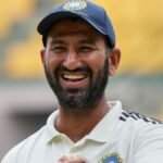 சேதேஷ்வர் புஜாரா கிரிக்கெட் விளையாடும் புகைப்படம்