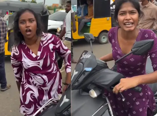 புழல் அருகே நடுரோட்டில் ரகளையில் ஈடுபட்ட பெண்கள்