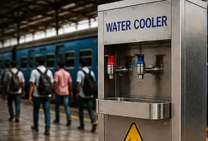 ரயில் நிலைய குடிநீர் குழாய்