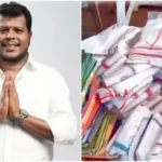 கைத்தறி அமைச்சர் விஜய் பாலாஜி அறிவிப்பு வெளியிடுதல்