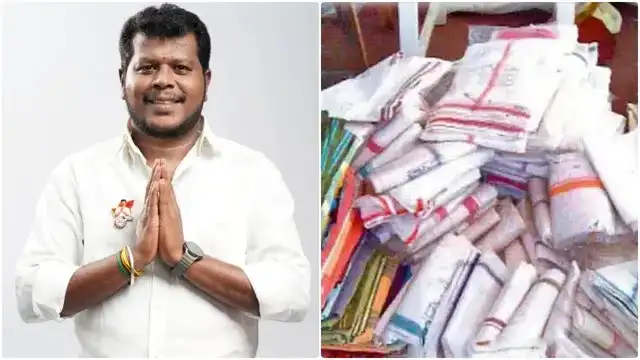 கைத்தறி அமைச்சர் விஜய் பாலாஜி அறிவிப்பு வெளியிடுதல்