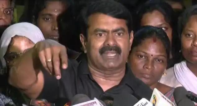 நாம் தமிழர் கட்சியின் தலைமை ஒருங்கிணைப்பாளர் சீமான்