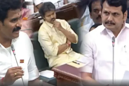 சட்டப்பேரவையில் பேசும் திமுக எம்.எல்.ஏ செந்தில் பாலாஜி