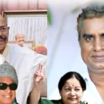 முன்னாள் அமைச்சர் பொன்னையன் செய்தியாளர்களிடம் பேசுகிறார்