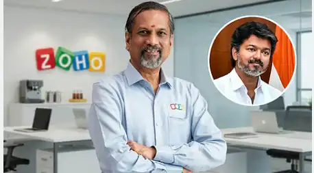 முதலமைச்சர் ஜோசப் விஜய் மற்றும் ZOHO நிறுவனர் ஸ்ரீதர் வேம்பு