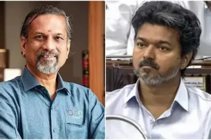 முதல்வர் விஜய்க்கு ஸோஹோ நிறுவனர் ஸ்ரீதர் வேம்பு ஆலோசனை வழங்குதல்