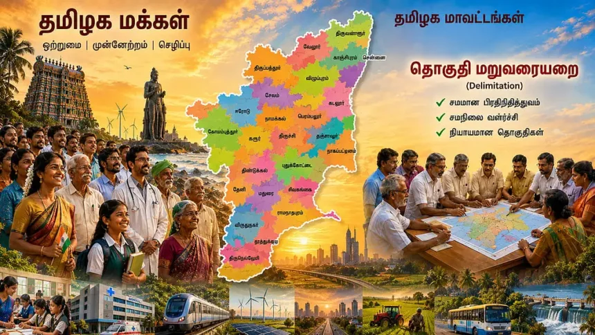 தமிழக மக்களவை தொகுதிகள் உயர்வு குறித்த உத்தேச பட்டியல்