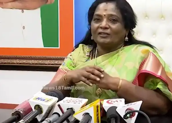 பாஜக மூத்த தலைவர் தமிழிசை செளந்தரராஜன்