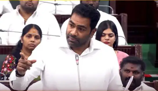 அமைச்சர் ஆதவ் அர்ஜூனா சட்டமன்றத்தில் பேசுகிறார்