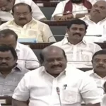 சட்டப்பேரவையில் திமுக சட்டமன்ற உறுப்பினர் கோவி செழியன் உரை நிகழ்த்துகிறார்