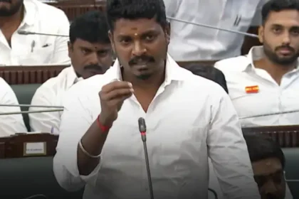 அமைச்சர் விக்னேஷ் டாஸ்மாக் வருமானம் குறித்து பேசுகிறார்