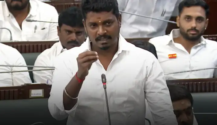 அமைச்சர் விக்னேஷ் டாஸ்மாக் வருமானம் குறித்து பேசுகிறார்