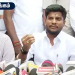 இந்து சமய அறநிலையத்துறை அமைச்சர் செய்தியாளர்களிடம் பேசுகிறார்