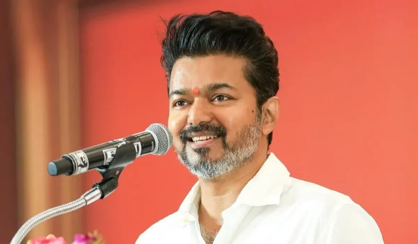 தமிழக வெற்றிக் கழக தலைவர் விஜய் அறிவிப்பு வெளியிடுகிறார்