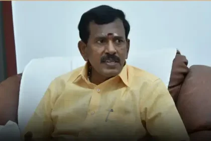 திமுக பொதுச்செயலாளர் துரைமுருகன் அறிவிப்பு வெளியிடுதல்