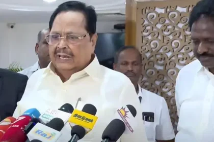 திமுக பொதுச்செயலாளர் துரைமுருகன்
