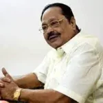 திமுக பொதுச்செயலாளர் துரைமுருகன் செய்தியாளர்களை சந்திக்கும் காட்சி