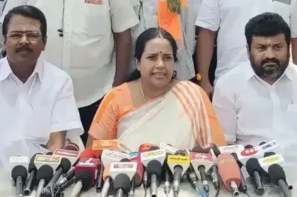 வானதி சீனிவாசன் தமிழக சட்டசபையில் உரையாற்றுகிறார்
