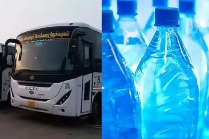 போக்குவரத்துத்துறை அமைச்சர் விஜய் தமிழன் பார்த்திபன் 'பயணி' குடிநீர் திட்டத்தை தொடங்கி வைக்கிறார்