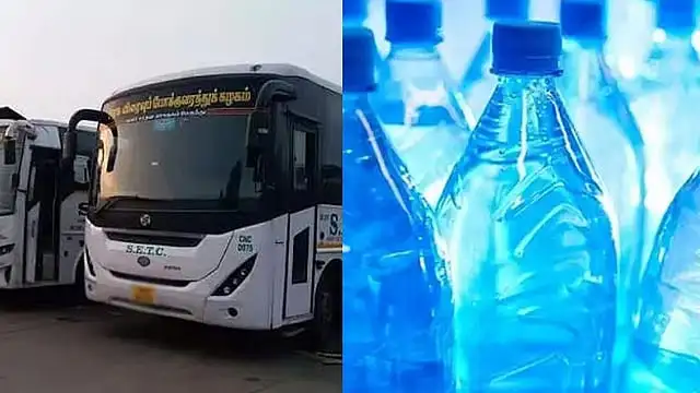 போக்குவரத்துத்துறை அமைச்சர் விஜய் தமிழன் பார்த்திபன் 'பயணி' குடிநீர் திட்டத்தை தொடங்கி வைக்கிறார்