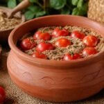 மண்பானையில் மணலில் சேமித்து வைக்கப்பட்டுள்ள தக்காளிகள்