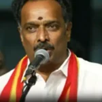 முன்னாள் அமைச்சர் எம்.ஆர்.விஜயபாஸ்கர் பொதுக்கூட்டத்தில் பேசுகிறார்
