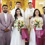 கேரளாவில் இரட்டையர்களை மணந்த இரட்டையர்கள் திருமணத்தின் போது எடுக்கப்பட்ட புகைப்படம்