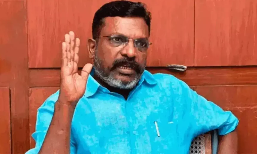 விடுதலை சிறுத்தைகள் கட்சி தலைவர் திருமாவளவன்
