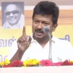 திமுக எதிர்க்கட்சித் தலைவர் உதயநிதி ஸ்டாலின் செய்தியாளர் சந்திப்பில் பேசுகிறார்
