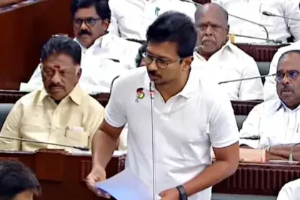 சட்டசபையில் பேசும் உதயநிதி ஸ்டாலின்