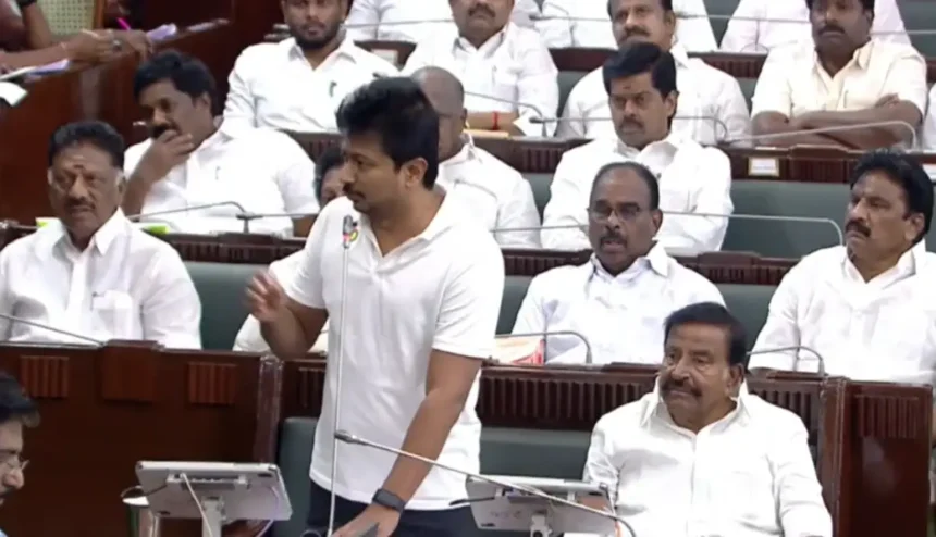 எதிர்க்கட்சி தலைவர் உதயநிதி ஸ்டாலின் சட்டமன்றத்தில் பேசுகிறார்