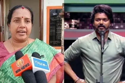 வானதி சீனிவாசன் செய்தியாளர் சந்திப்பில் பேசுகிறார்