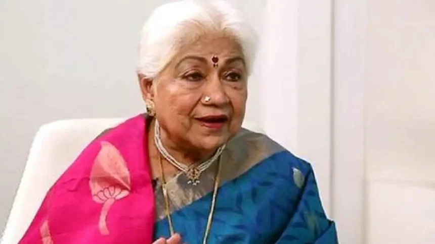 பழம்பெரும் நடிகை சௌகார் ஜானகி