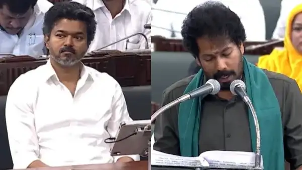 வேளாண் பட்ஜெட் அறிவிப்பை வெளியிடும் அமைச்சர்