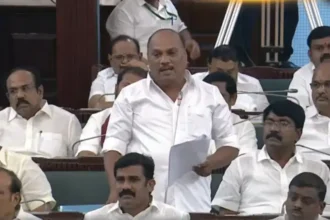 திமுக எம்.எல்.ஏ. துரை சந்திரசேகர் சட்டப்பேரவையில் பேசுகிறார்